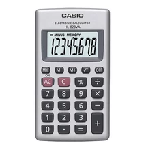 Számológép zseb CASIO HL 820 VA 8 digit ezüst
