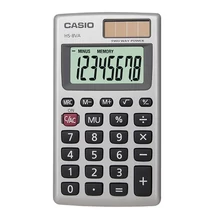 Számológép zseb CASIO HS 8 VA 8 digit ezüst