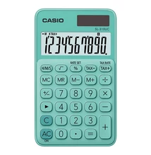 Számológép zseb CASIO SL 310 UC 10 digit zöld