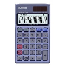 Számológép zseb CASIO SL 320 TER+ 12 digit kék