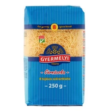 Száraztészta cérnácska GYERMELYI 8 tojásos 250g