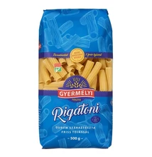 Száraztészta rigatoni GYERMELYI 2 tojásos durum 500g