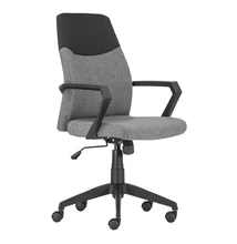 Szék forgó karfás STERLING YF12 szürke/ fekete YF26