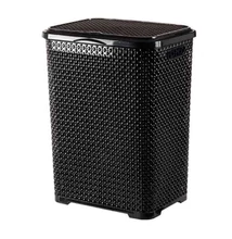 Szennyestartó Rattan hatású műanyag 45L különféle színekben