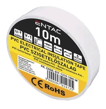 Szigetelőszalag ENTAC 19mmx10m fehér