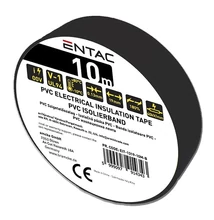 Szigetelőszalag ENTAC 19mmx10m fekete