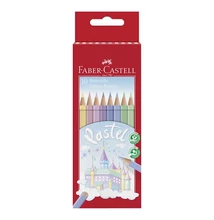 Színes ceruza FABER-CASTELL Pasztell hatszögletű 10 darabos