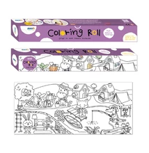 Színezhető tekercs STICK`N 31x355 cm vidám falu