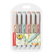 Szövegkiemelő STABILO Swing Cool Naturecolors 6 darabos