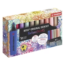Szövegkiemelő készlet STABILO Boss NatureColors Wildflowers 10 darabos
