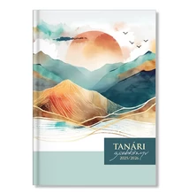 Tanári zsebkönyv PD CALENDAR papírborító A/5 Letters 2026-2027