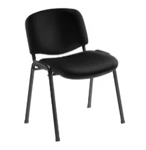 Tárgyalószék 1120 TN C.11 fekete szövettel fekete lábbal