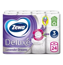 Toalettpapír ZEWA Deluxe 3 rétegű 24 tekercses Levendula