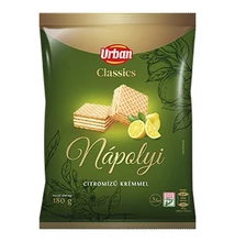 Töltött ostya URBAN Classic citromos 180 g