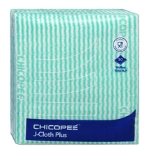 Törlőkendő konyhai CHICOPEE J-Cloth Plus eldobható 34 x 36 cm zöld 50 darabos