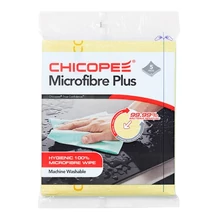 Törlőkendő mikroszálas CHICOPEE Mircofibre Plus mosható 34 x 40 cm sárga 5 darabos