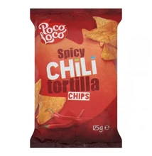 Tortilla chips POCO LOCO chilis 125g