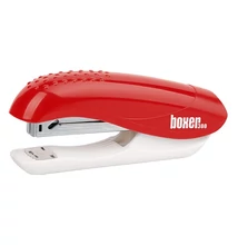 Tűzőgép BOXER 300 asztali 20 lap 24/6-26/6 világospiros