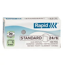 Tűzőkapocs RAPID 24/6 1000 darabos