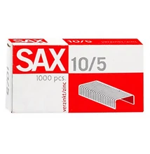 Tűzőkapocs SAX 10/5 cink 1000 darabos