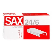 Tűzőkapocs SAX 24/6 réz 1000 darabos