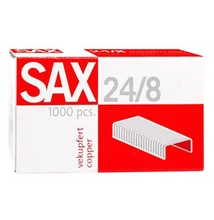 Tűzőkapocs SAX 24/8 réz 1000 darabos