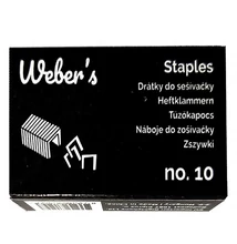 Tűzőkapocs WEBER`S No.10 1000 darabos