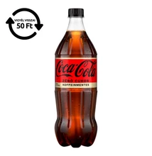 Üdítőital szénsavas COCA-COLA Zero koffeinmentes 1L DRS