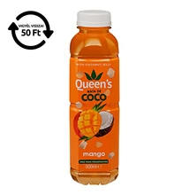 Üdítőital szénsavmentes QUEEN Nata de Coco Mangó 0,5L DRS