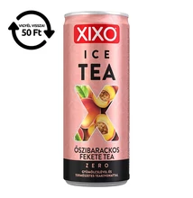 Üdítőital szénsavmentes XIXO Ice tea őszibarack zero 0,25L DRS