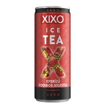 Üdítőital szénsavmentes XIXO Ice tea eper-rooibos zero 0,25L DRS