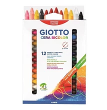 Viaszkréta GIOTTO cera bicolor 12 darabos