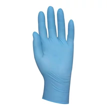 Gumikesztyű COVERGUARD nitril púdermentes kék XL 100 darab/doboz