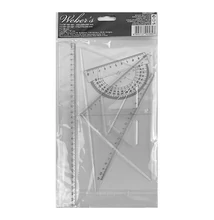 Vonalzókészlet 30cm 4 darabos