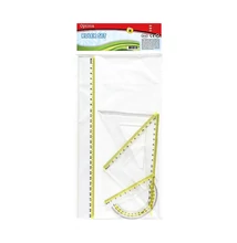 Vonalzókészlet OPTIMA 30cm vonalzóval 4 darabos