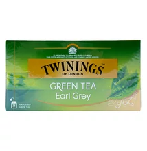 Zöld tea TWININGS Earl Grey filteres 25 filter/doboz