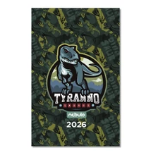 Zsebnaptár NEBULO A/6 heti papírborítós Dino 2026.