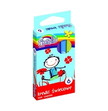 Zsírkréta FIORELLO kerek hegyezett 6 színű