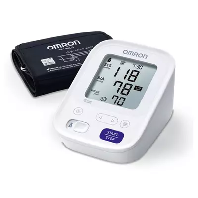 Vérnyomásmérő OMRON HEM-7154-E LCD fehér