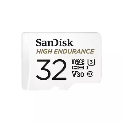 Memóriakártya SANDISK microSDHC High Endurance U3 V30 32 GB