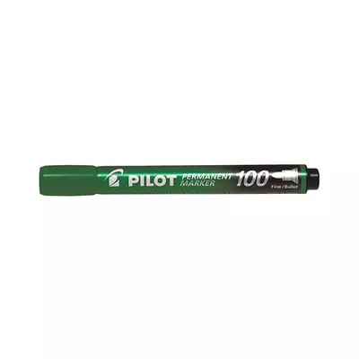 Alkoholos marker PILOT 100 kerek zöld