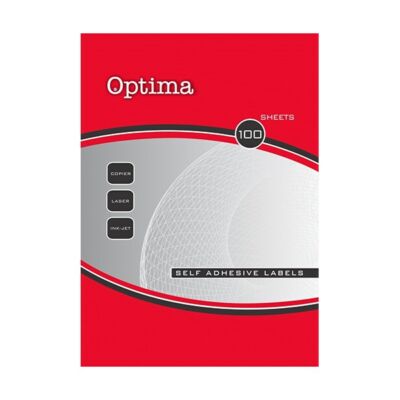 Etikett OPTIMA 32088 70x35mm 2400 címke/doboz 100 ív/doboz