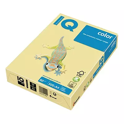 Fénymásolópapír színes IQ Color A/4 160 gr pasztell krém CR20 250 ív/csomag