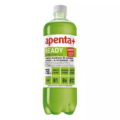 Ásványvíz szénsavmentes APENTA+ Ready alma-kivi ízű 0,75L