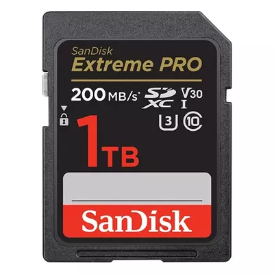 Memóriakártya SANDISK SDXC Extreme PRO U3 V30 1 TB