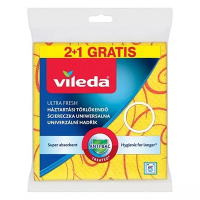 Törlőkendő VILEDA Ultra Fresh 2+1 darab/csomag