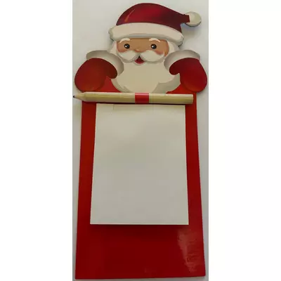 Karácsonyi hűtőmágneses jegyzettömb ceruzával UTOLSÓ DARAB