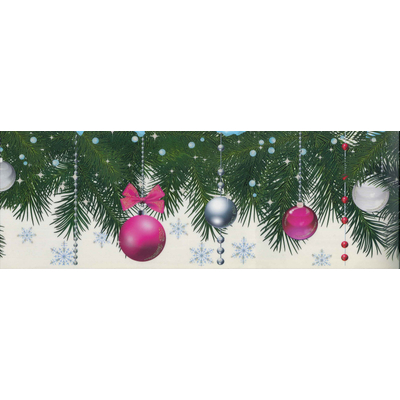 Karácsonyi öntapadós ablakdekoráció 59x14,5 cm KIFUTÓ TERMÉK