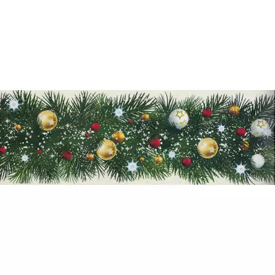 Karácsonyi öntapadós ablakdekoráció 59x14,5 cm UTOLSÓ DARAB