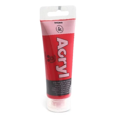 Akrilfesték PRIMO 75 ml sötétpiros